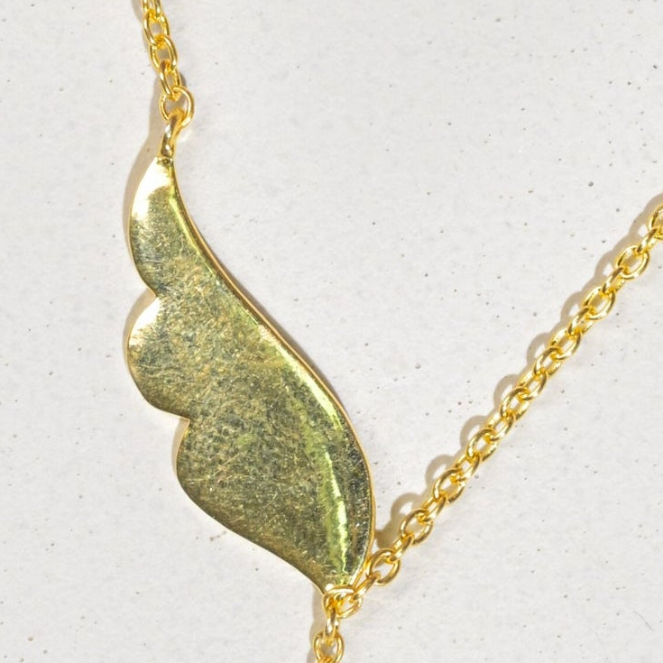 Scarlet Feather Drop Pendant
