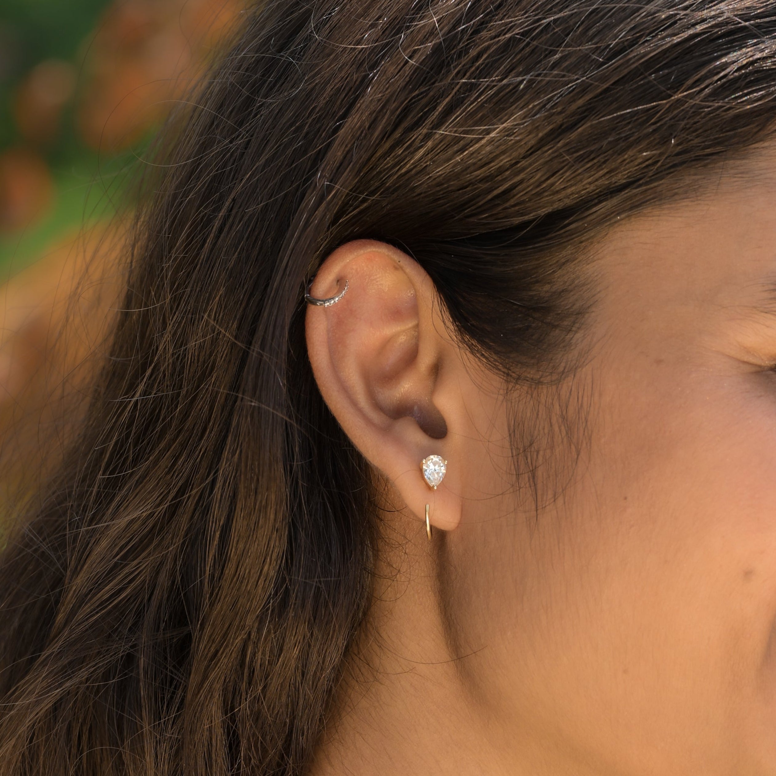 Moon Teardrop Earrings