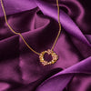 Blush Bloom Wreath Pendant Necklace