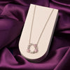 Rosé Frost Wreath Pendant Necklace