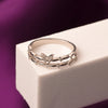 Silver Flutter Butterfly Ring