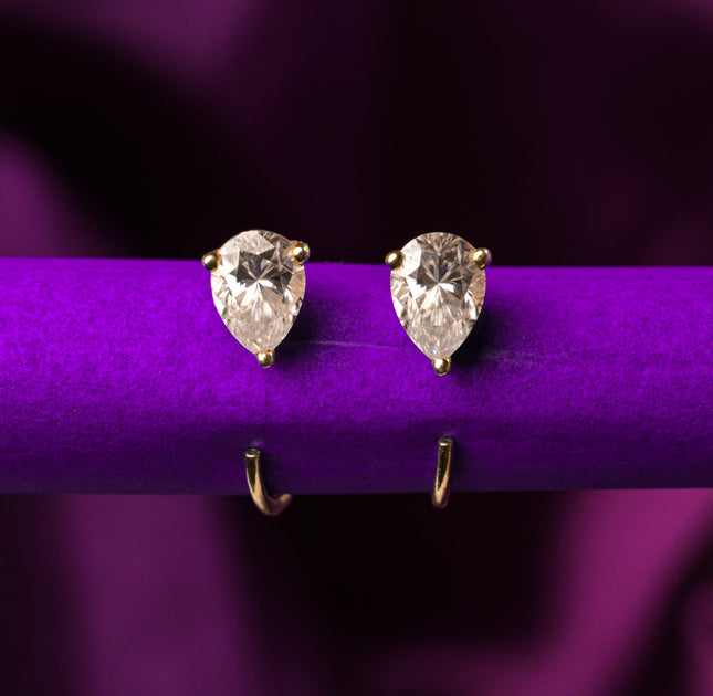 Moon Teardrop Earrings