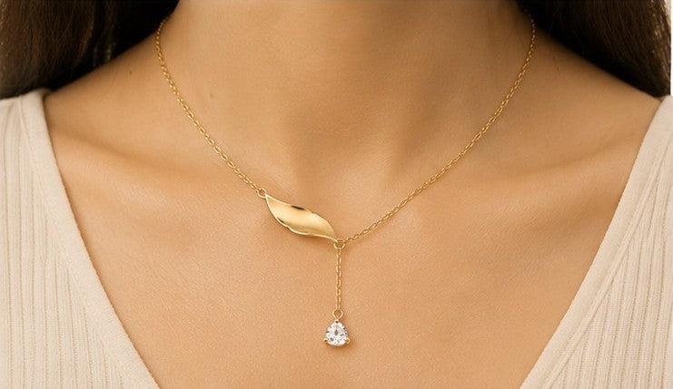 Aurora Drop Y Necklace