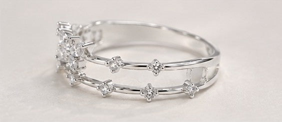 Silver Flutter Butterfly Ring