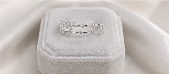 Silver Flutter Butterfly Ring