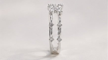 Silver Flutter Butterfly Ring