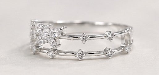 Silver Flutter Butterfly Ring