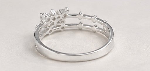 Silver Flutter Butterfly Ring